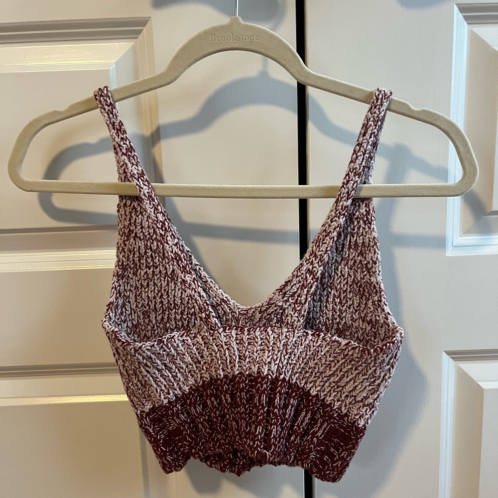 Free people knit crop top 2 never worn